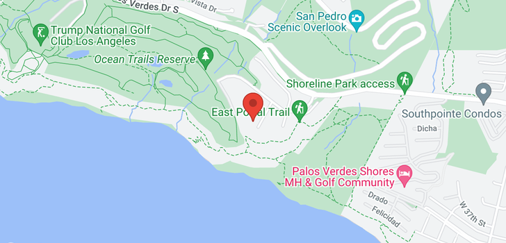 map of 32033 Cape Point Rancho Palos Verdes, CA 90275